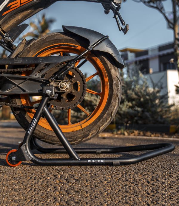 Moto Torque Paddock Stand - Black For Royal Enfield Classic (350/500)-PADDOCK-00001