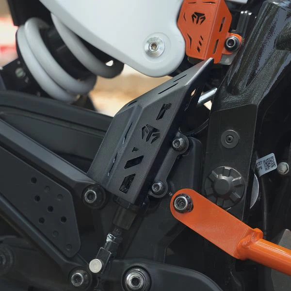 Moto Torque Rear Master Cylinder Guard (MS)-Black For KTM 250 Adventure/Adventure X/390 Adventure 2025