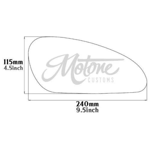 Motone-Rubber Gas Pad British (MTE080) - Image 3