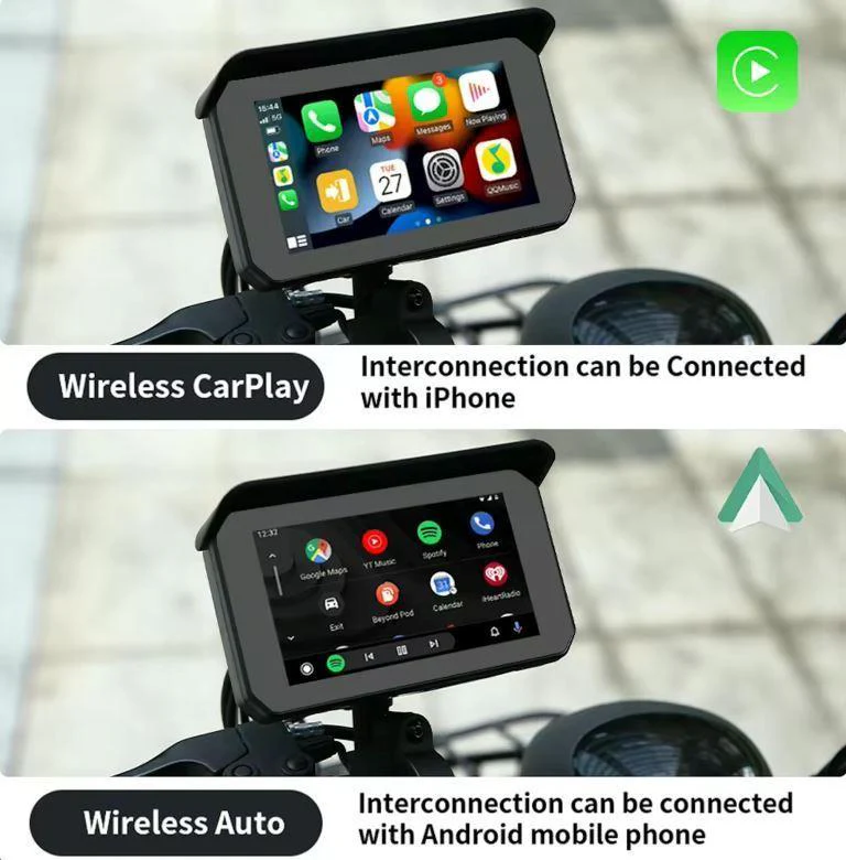 Motorcycle GPS CarPlay Android Auto Screen F1 - Fahren - Image 3
