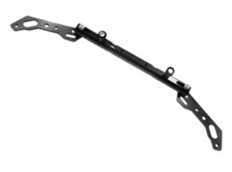 Motorcycle Scooter Crossbar Balancebar Aluminum Alloy Multifunctional Adjustable Extension Rod Phone Holder Bar (BLACK)
