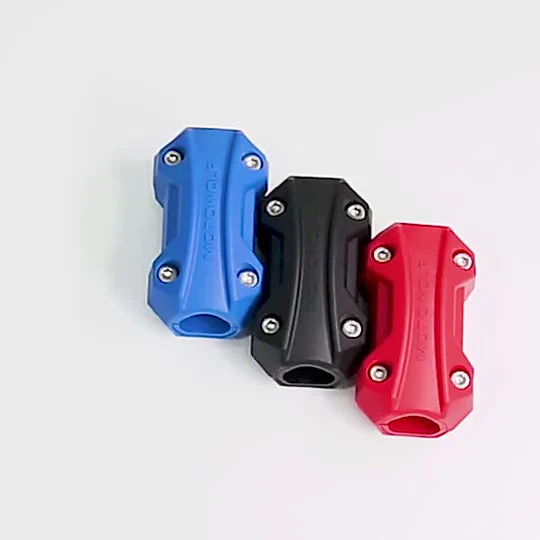 Motowolf Motorcycle Engine Guard Protection Bumper Block Modified 25mm Crash Bar (Red) (MDL 3703) - Image 2