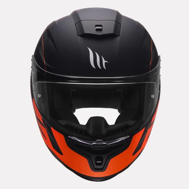 MT Helmet Hummer Galant Matt Orange - Image 4