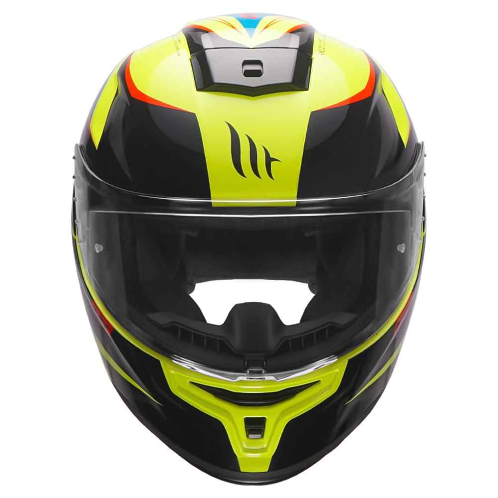 MT Helmet Hummer Stark Fluro Yellow - Image 3