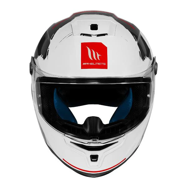 MT Helmets Hummer Monti A5 Matt White Helmet - Image 5