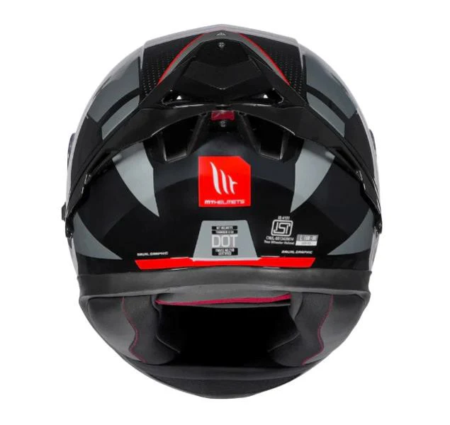 MT Helmets Thunder 3 SV Pro Arual B1 Helmet Matt Grey Black Pink - Image 2
