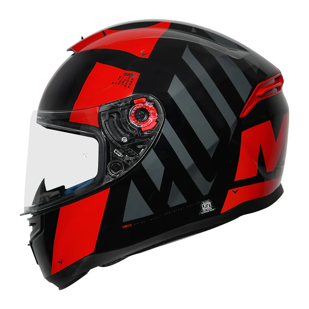 MT Hummer AIR Helmet-Gloss Red - Image 4
