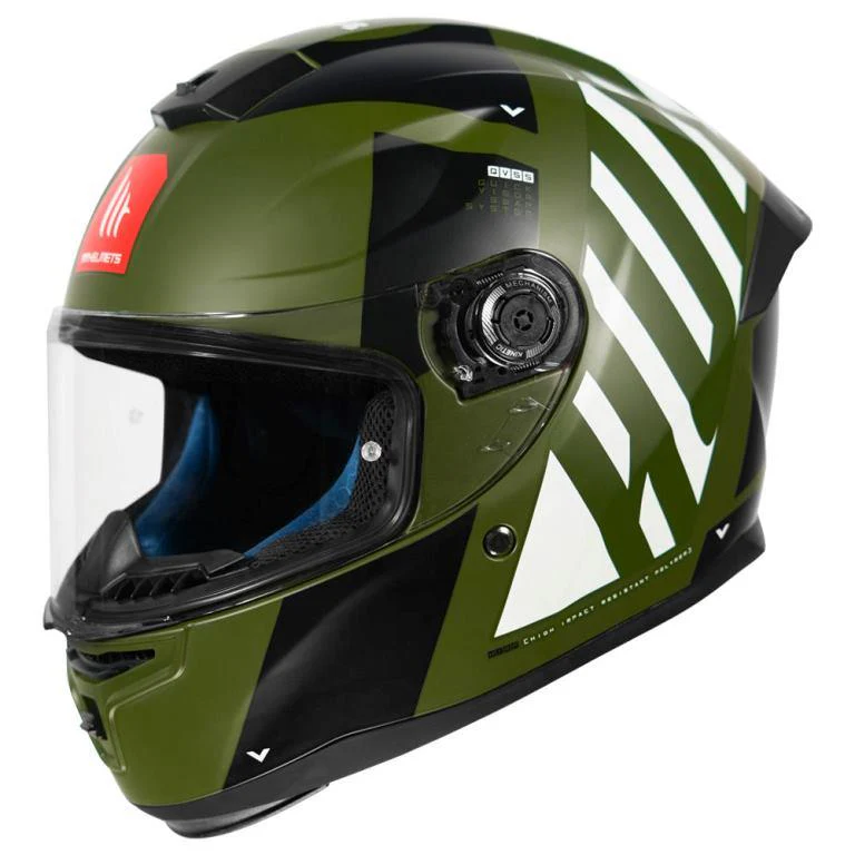 MT Hummer B Air Helmet - Matt Military Green - Image 2