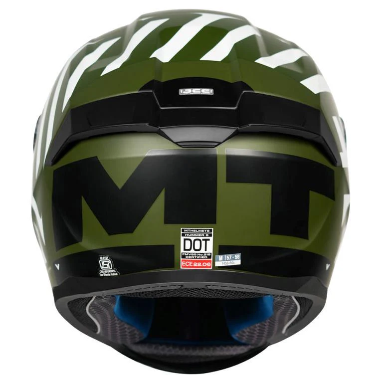 MT Hummer B Air Helmet - Matt Military Green - Image 3