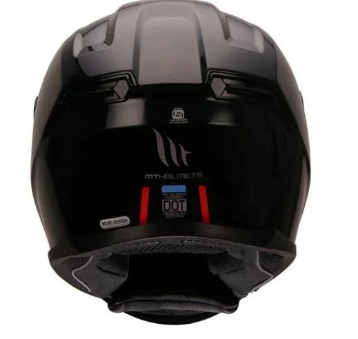 MT Hummer Solid Matt Black Helmet - Image 2