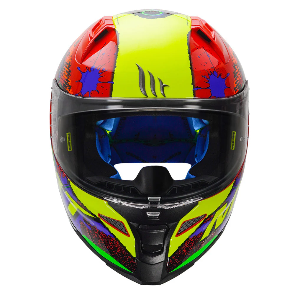MT Revenge 2 Piston Gloss Red Helmet - Image 3