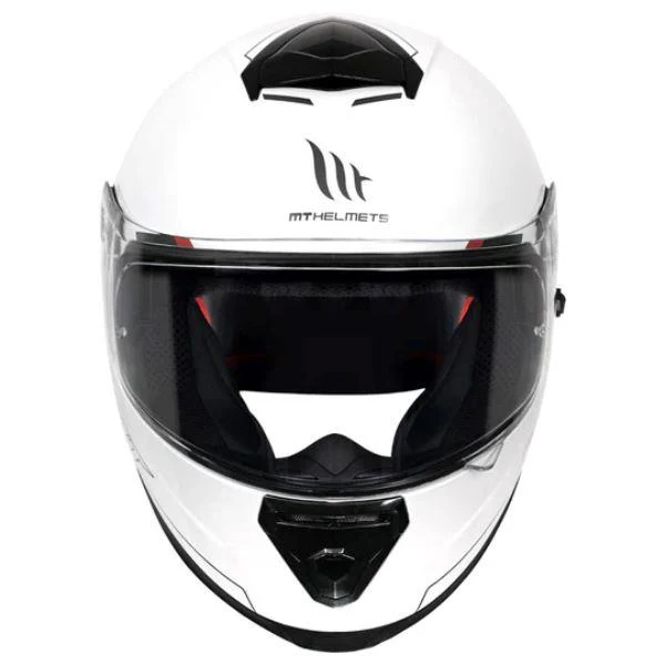 MT Thunder 3 SV Pro Solid A1 Matt White Helmet - Image 2