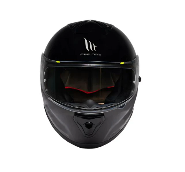 MT Thunder 3 SV Spoiler Solid A1 Gloss Black Helmet - Image 2