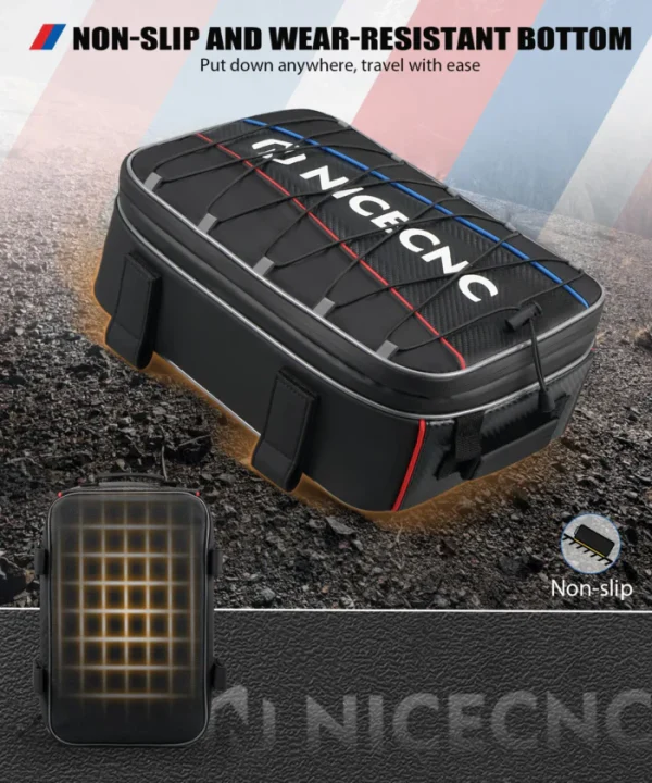 NiceCNC – 2PCS Motorcycle Rear Side Box Pannier Lid Top Luggage Bags for BMW - Image 2