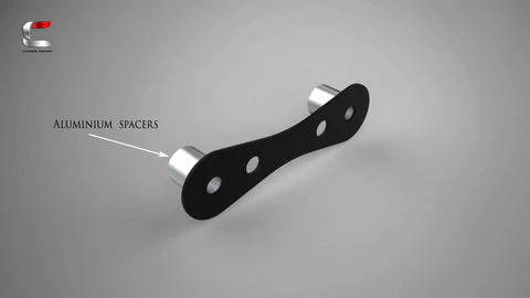 Number Plate Mount for WANDERER Windshield - Triumph Speed 400