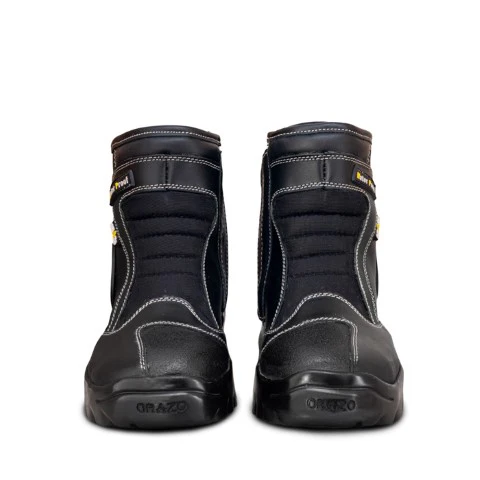 Orazo Picus Sports Zipper Waterproof Riding Boots - Black - Image 3
