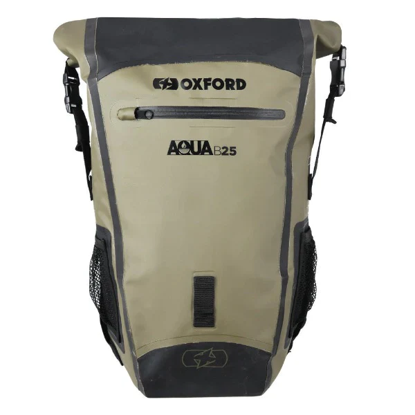 Oxford Aqua B-25 Backpack - Khaki Black - Image 2