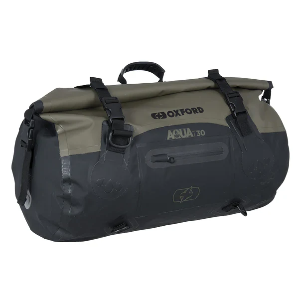 Oxford Aqua T-30 Roll Bag - Khaki Black - Image 2