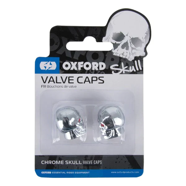 Oxford Skeleton Valve Caps - Silver - Image 2