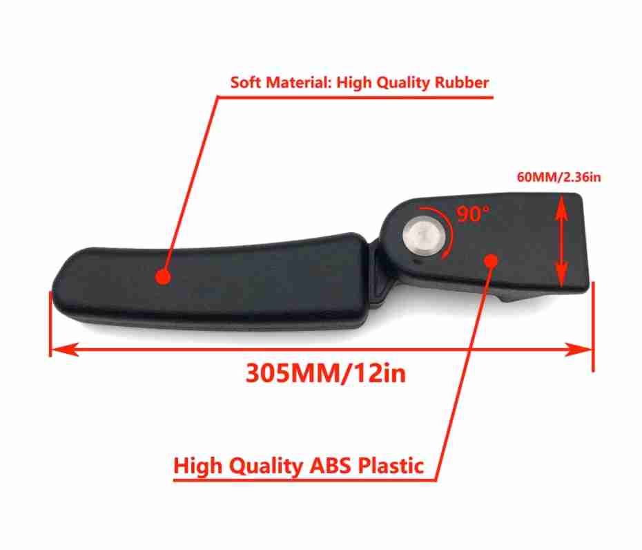 Passenger Armrest for Aluminium Top Box - Image 3