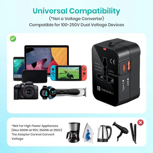 Portronics-Juicemate Universal Adaptor (POR 2838) - Image 3