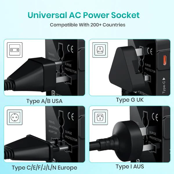 Portronics-Juicemate Universal Adaptor (POR 2838) - Image 4
