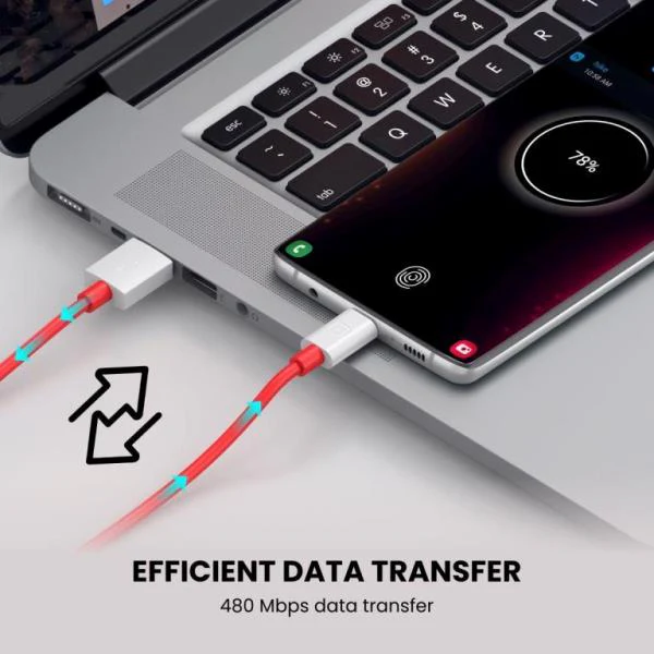 Portronics Konnect Dash Pro (Cable) Red - POR 1821 - Image 6