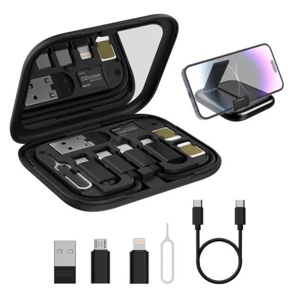 Portronics Snapcase-Multipurpose Charging Cable & Connector
