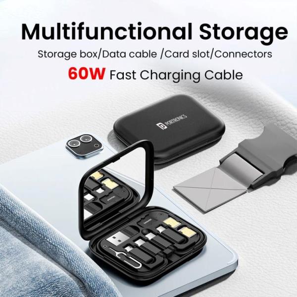 Portronics Snapcase-Multipurpose Charging Cable & Connector - Image 2