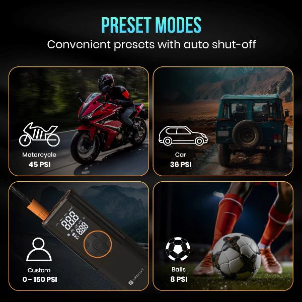 Portronics Vayu 4.0 Tyre Inflator - Image 6