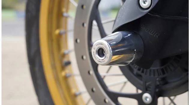 Premium Aluminium Fork Sliders for Himalayan 450 - Polished Silver - Carbon Racing - Image 2