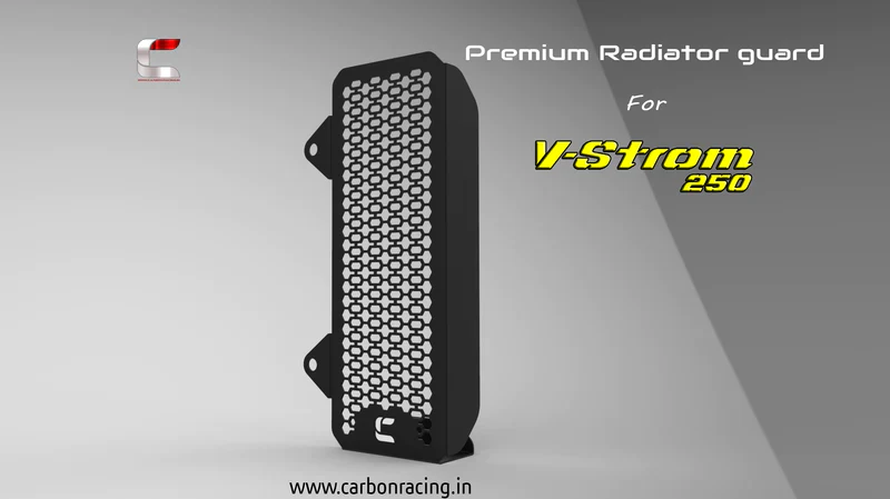 Premium Radiator Grill - Suzuki VStrom 250 SX - Carbon Racing