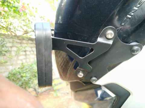 Premium Windshield for Dominar 400 / Dominar 250 with Stabilizer Kit - Carbon Racing - Image 7