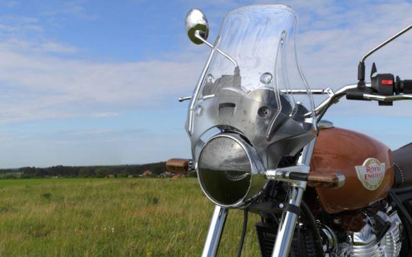 Premium Windshield for Royal Enfield Interceptor 650 - Clear V2 (Version 2) - Image 3