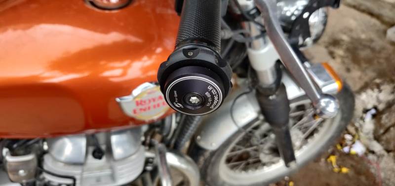 Pro-Spec Easy Cruz (Black) for Royal Enfield Interceptor 650 – ECZ008-B-L (Left Side Bar End Replacement Only) - Image 3