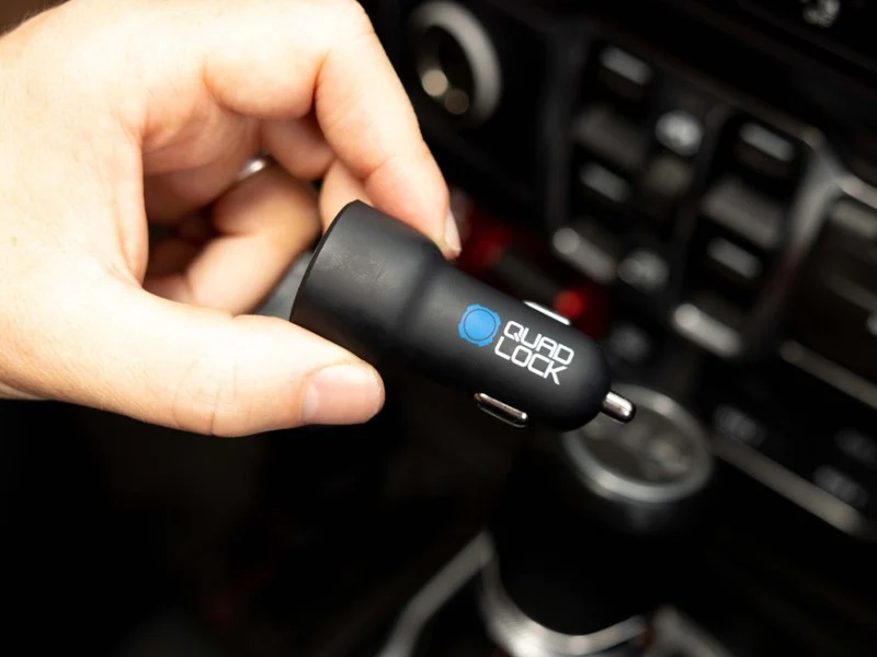 Quadlock® Quad Lock 48W Dual Car Charger - USB-C PD + USB-A QC3.0-QLA-DCC-2 - Image 4