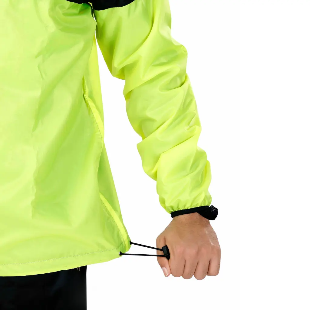 Raida Drymax 10K Rain Jacket | Hiviz-Black - Image 4
