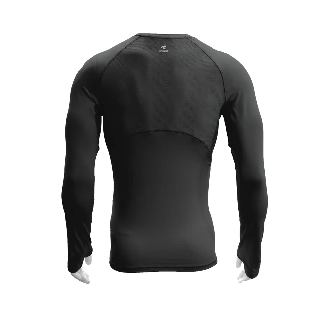 Raida High Performance Base Layer-Top (Black) - Image 3
