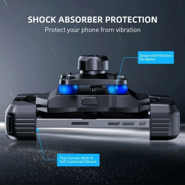 Raida-REVLOX FlexPro Motorcycle Mobile Mount with Vibration Dampener - Image 4