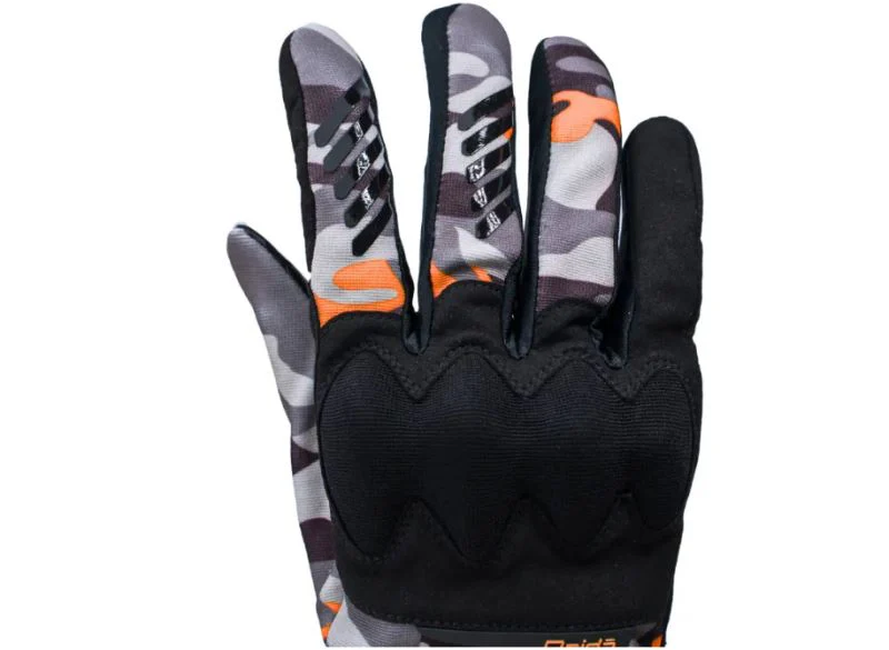 Raida Trailcraft Off-Road Gloves (Camo-Orange) - Image 5
