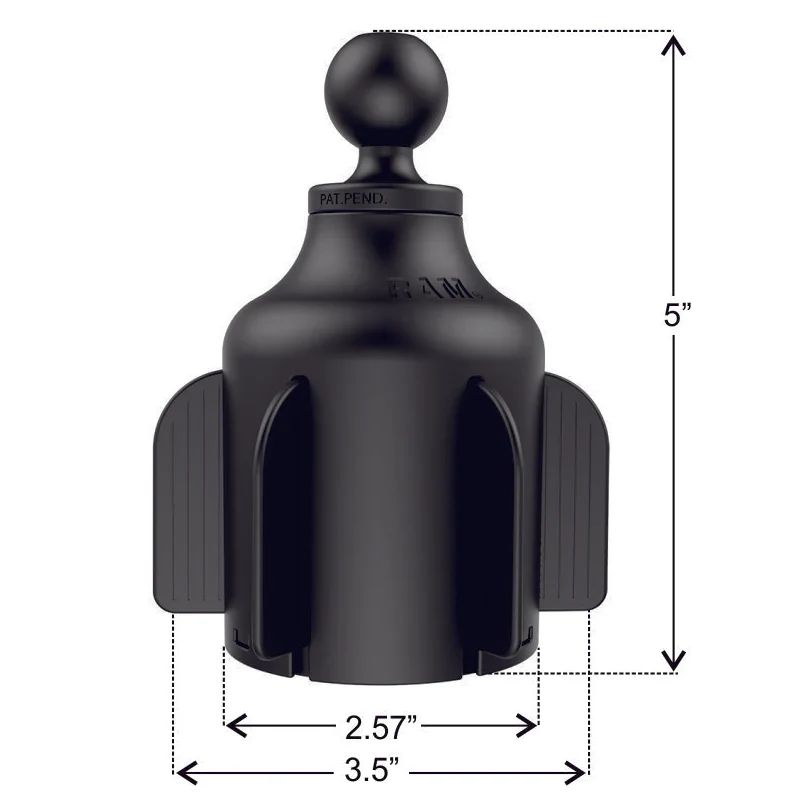 RAM BASE - STUBBY CUP HOLDER BALL - Ram Mounts - Image 3