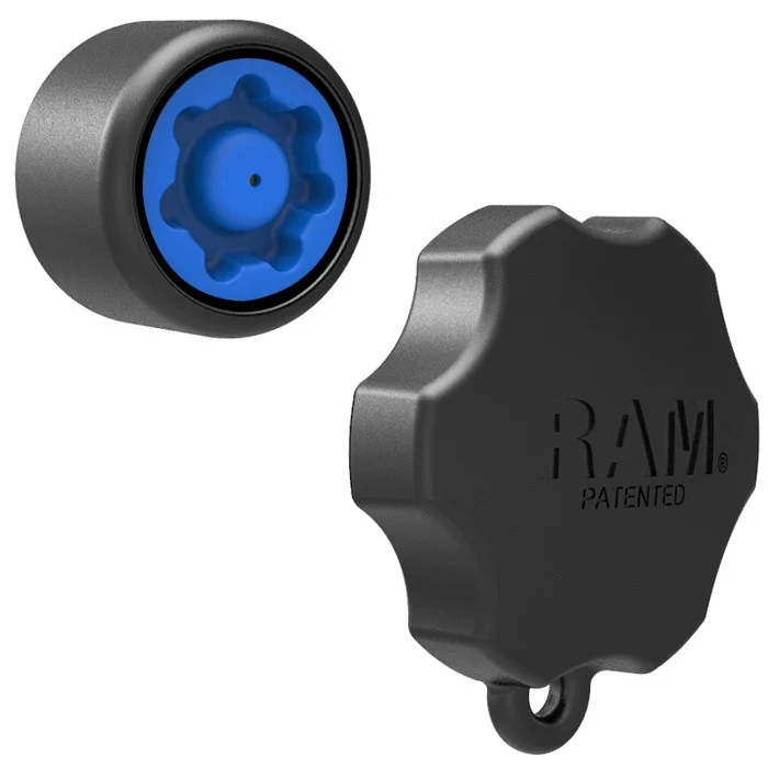 RAM Mixed Combination Pin-Lock Security Knob and Key Knob for 1" Dia B Size Arms (RAP-S-KNOB3U) - Image 3