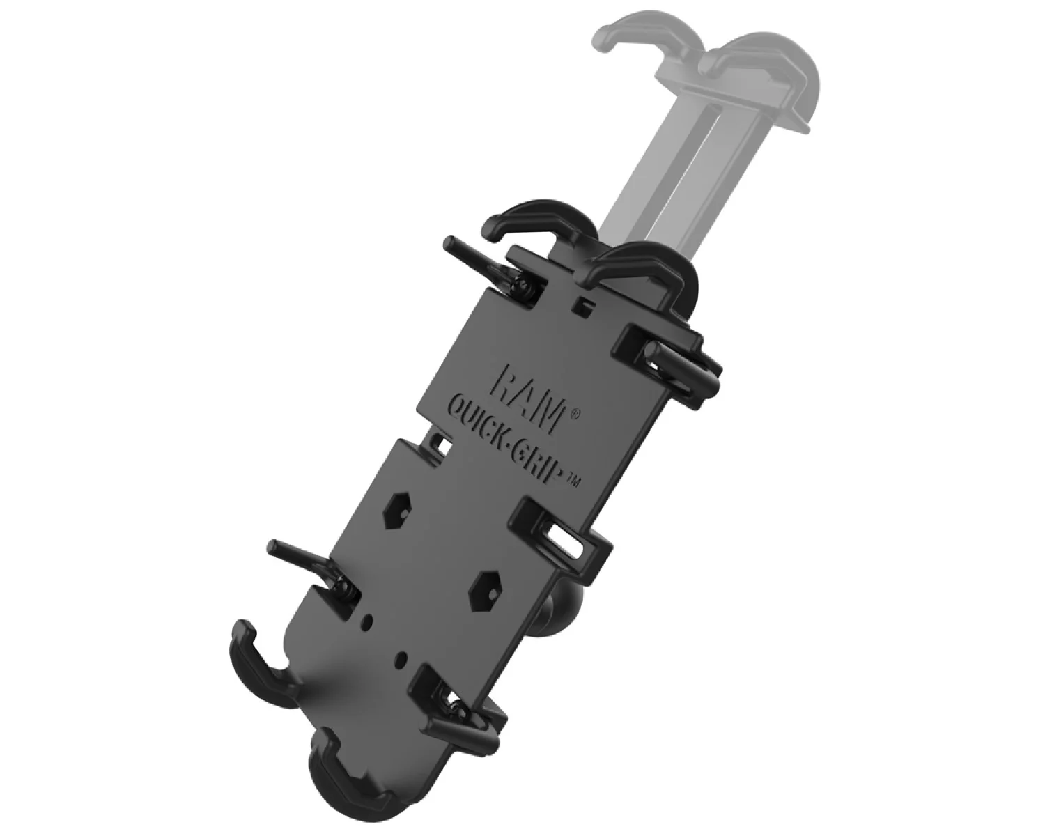 RAM Mounts Quick-Grip XL Spring Loaded Cradle with Ball (RAM-HOL-PD4-238AU)