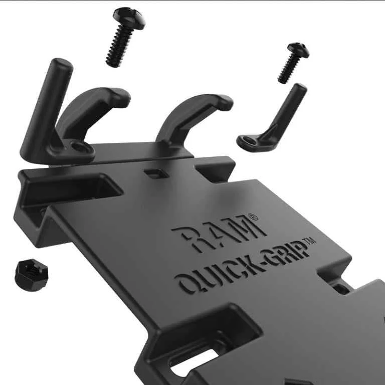 RAM Quick-Grip XL Phone Mount with Handlebar U-Bolt Base - RAM-B-149Z-A-PD4U - Image 3