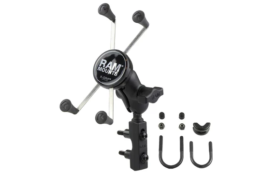 RAM SET- LARGE PHONE MOUNT WITH BRAKE/CLUTCH RESERVOIR BASE - Ram Mounts -RAM-B-174-A-UN10U