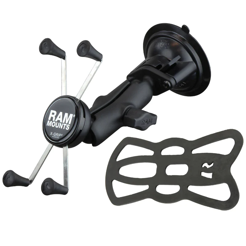 RAM SET - SUCTION CUP X GRIP PHONE CRADLE (ABOVE 127MM (5")) - Ram Mounts - Image 2