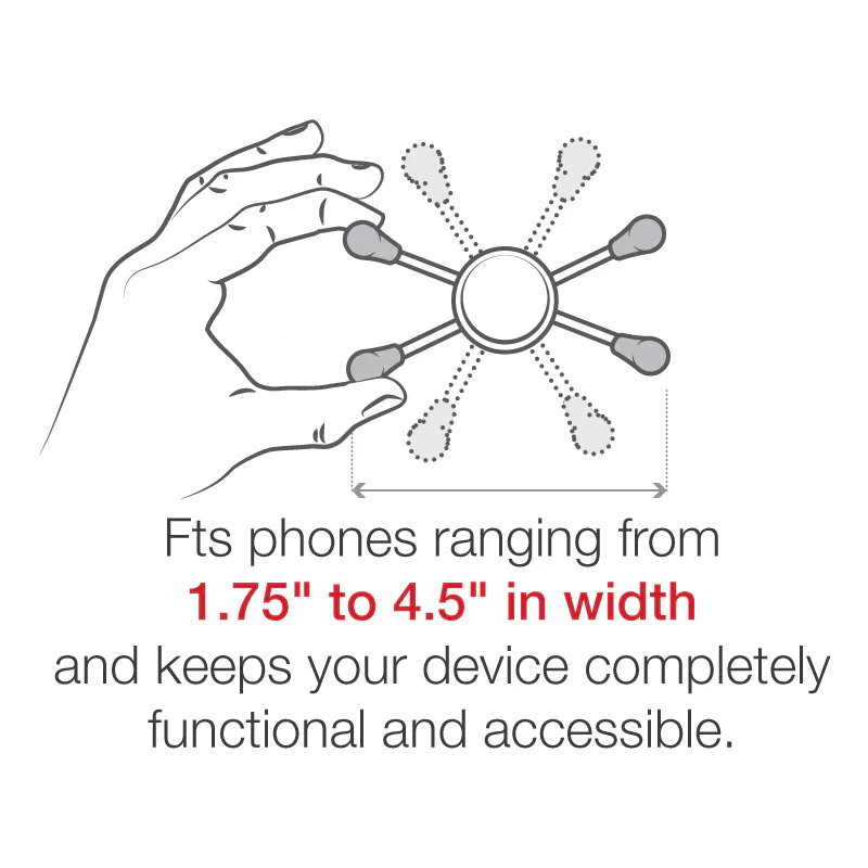 RAM SET - SUCTION CUP X GRIP PHONE CRADLE (ABOVE 127MM (5")) - Ram Mounts - Image 5