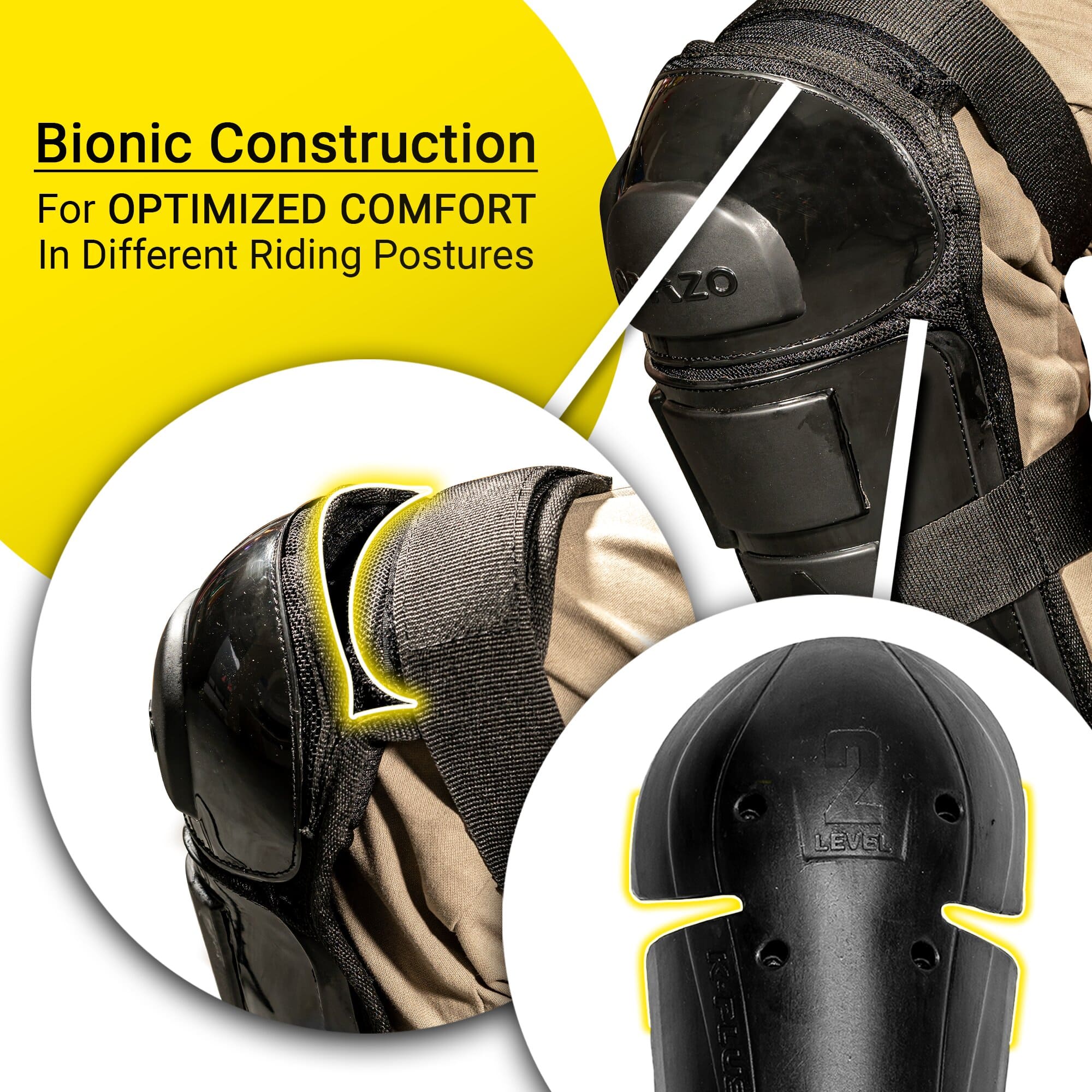 RAPTOR KNEE & SHIN PROTECTOR WITH LEVEL 2 ARMOR - Image 5