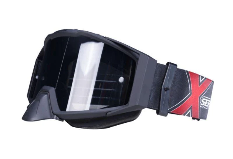 RCB E-Series Motorcycle Riding Goggles (01GL001B) - Smoke