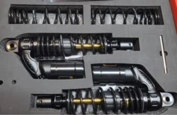RCB VD Series Suspension Rear Shock Absorber For AEROX 01A0164Z ( BLACK GOLDEN ) - Image 2